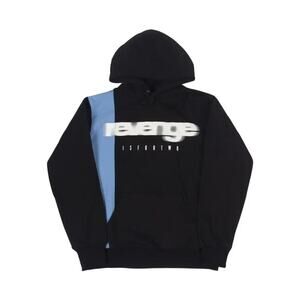 Revenge Black/Blue Isolation Panel Motion Hoodie New Authentic Hype Size Large